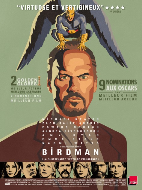 Birdman-aff-française Alejandro González Iñárritu