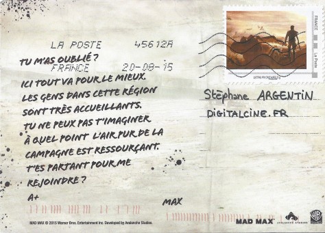 Mad Max - Carte postale