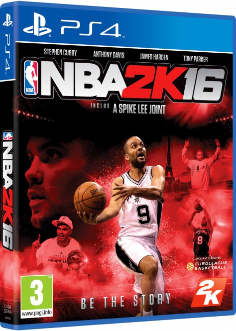 NBA 2K16 - Packshot PS4 Tony Parker