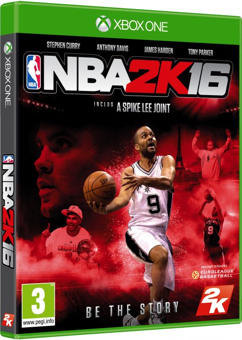 NBA 2K16 - Packshot Xbox One Tony Parker