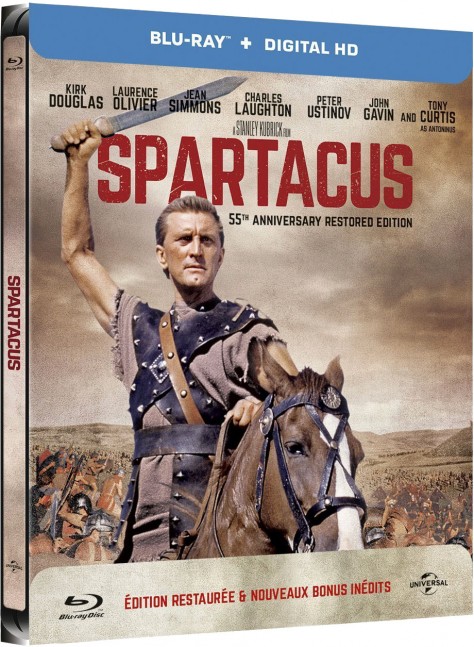 Spartacus - Édition 55ème anniversaire - Packshot Blu-ray