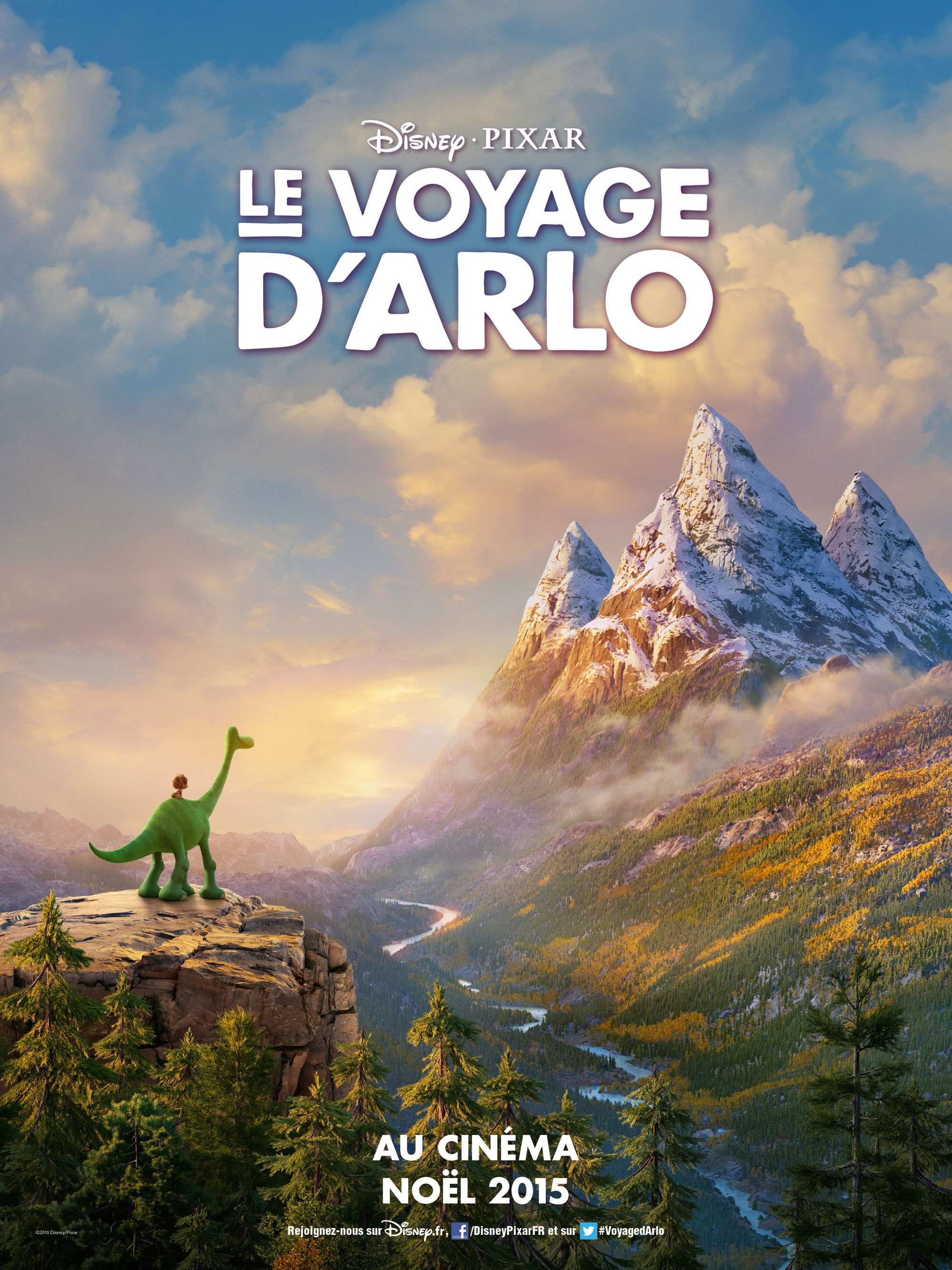 Le Voyage d'Arlo - Affiche française