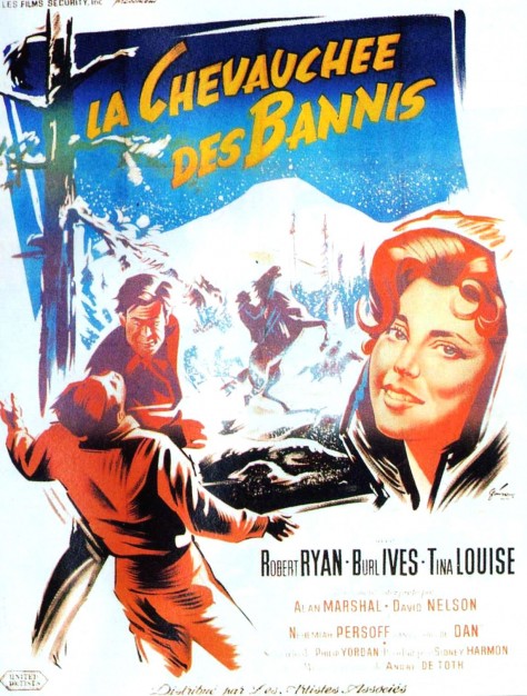 La Chevauchée des bannis - Affiche 1959