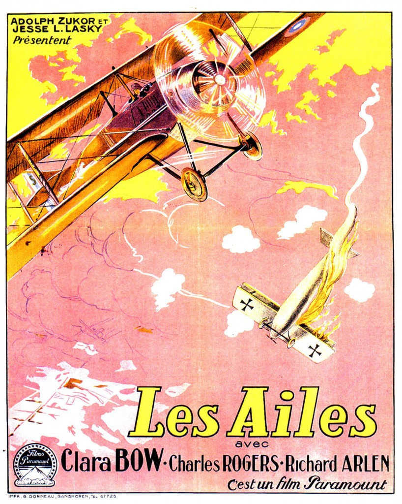 Les Ailes - Affiche française 1927