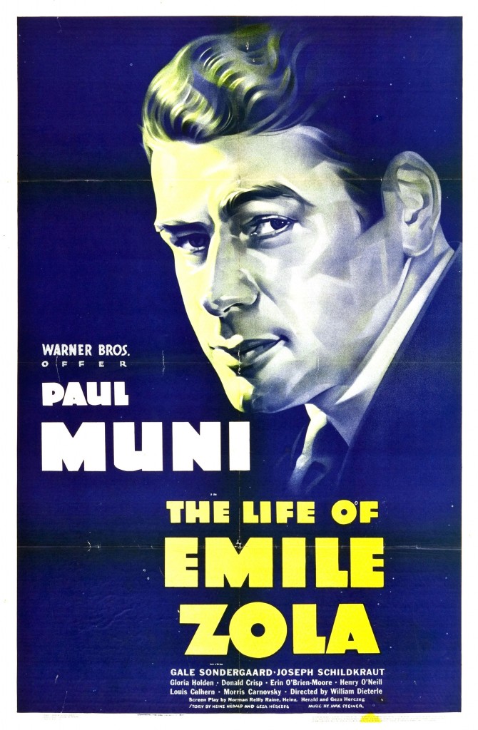 The Life of Emile Zola - Affiche US