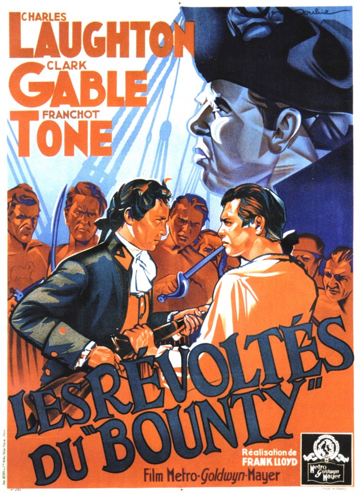 Les révoltés du Bounty (1935) - Affiche France