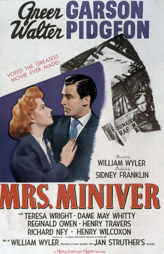 Mrs Miniver - Affiche US