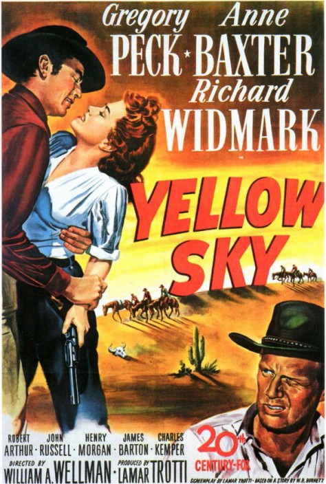 Yellow Sky - Affiche US