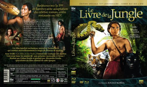 Jaquette Blu-ray + DVD Le Livre de la jungle - Jeu concours Sabu