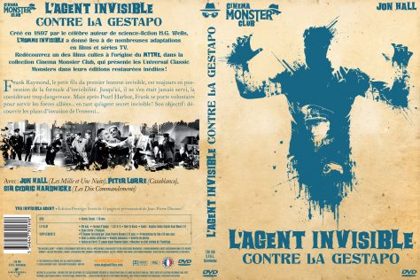 Agent invisible contre Gestapo - jaquette DVD recto verso