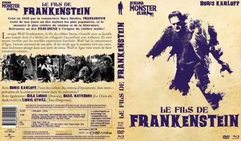 Le Fils de Frankenstein - Jaquette Combo DVD + Blu-ray recto verso