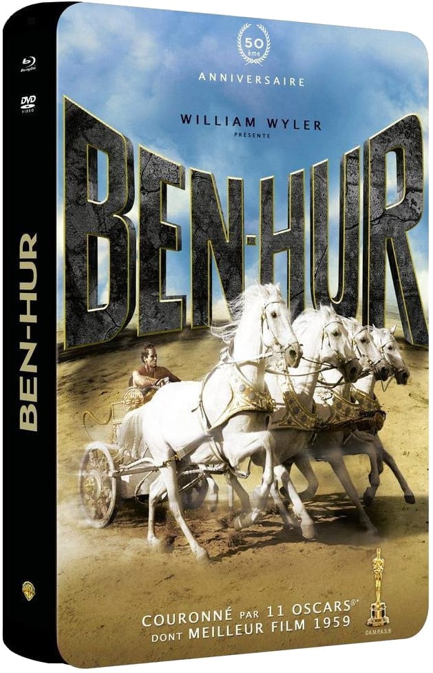 Ben-Hur (1959) - Ultimate Edition 50ème anniversaire (Master 6K) - Packshot Blu-ray