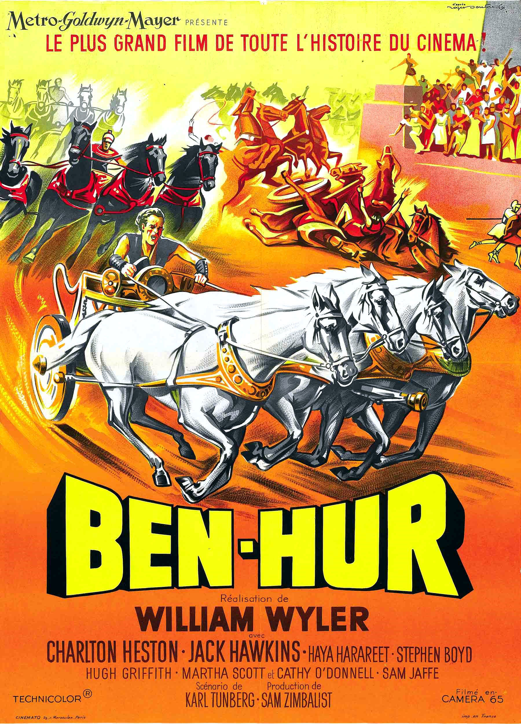 Ben-Hur (1959) - Affiche FR