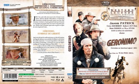 Geronimo - Jaquette Blu-ray recto verso