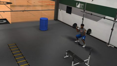NBA 2K17 - Weight Room