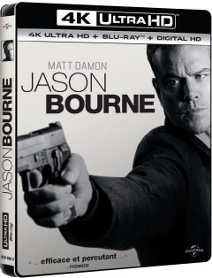 Jason Bourne (2016) de Paul Greengrass - Packshot Blu-ray 4K Ultra HD