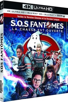 Ghostbusters - S.O.S. Fantômes (2016) de Paul Feig – Packshot Blu-ray 4K Ultra HD