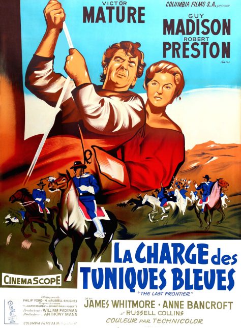 La Charge des Tuniques Bleues - Affiche France