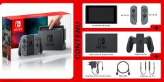 Nintendo Switch - Grey - Contenu