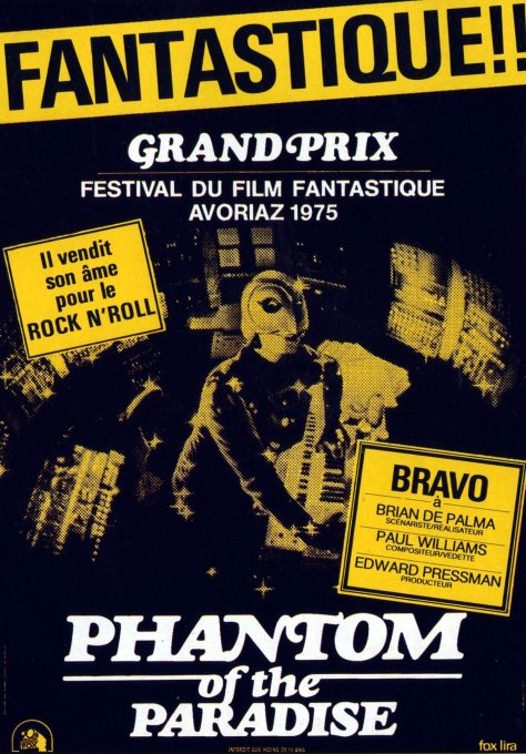 Phantom of the Paradise - Affiche France