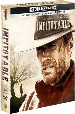 Impitoyable (1992) de Clint Eastwood - Édition 25e anniversaire - Packshot Blu-ray 4K Ultra HD (Fermé)