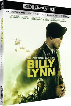 Un jour dans la vie de Billy Lynn (2016) de Ang Lee - Packshot Blu-ray 4K Ultra HD