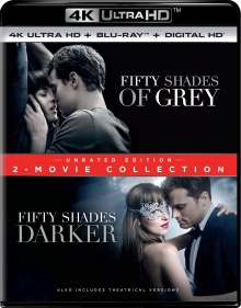 Cinquante nuances de Grey + Cinquante nuances plus sombres – Packshot Blu-ray 4K Ultra HD