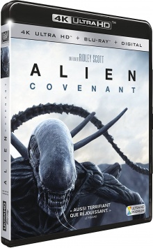 Alien : Covenant (2017) de Ridley Scott – Packshot Blu-ray 4K Ultra HD