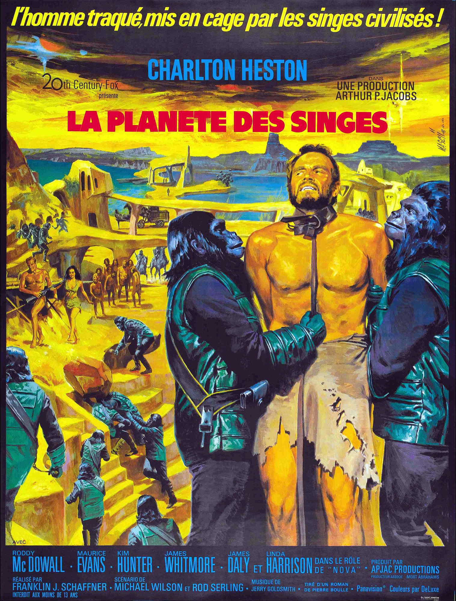 La Planète des singes - Affiche France 1968