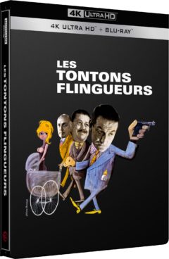 Les Tontons flingueurs (1963) de Georges Lautner - Packshot Blu-ray 4K Ultra HD
