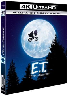 E.T., l'Extra-Terrestre (1982) de Steven Spielberg - Packshot Blu-ray 4K Ultra HD