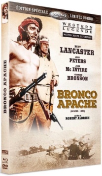 Bronco Apache (1954) de Robert Aldrich - Packshot Blu-ray (Sidonis)