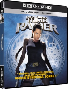 Lara Croft : Tomb Raider (2001) de Simon West – Packshot Blu-ray 4K Ultra HD