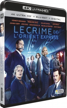 Le Crime de l'Orient-Express (2017) de Kenneth Branagh - Packshot Blu-ray 4K Ultra HD