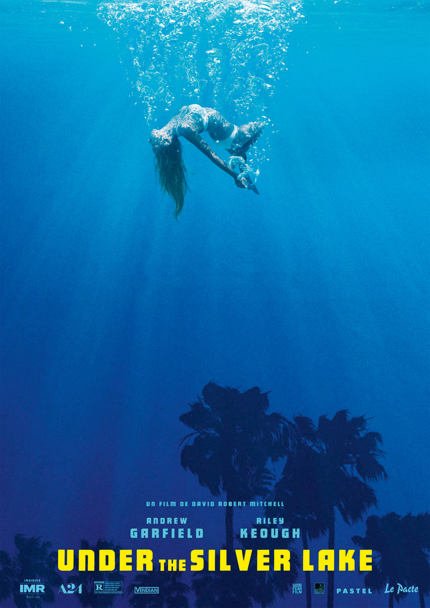 Under The Silver Lake - Affiche Cannes 2018