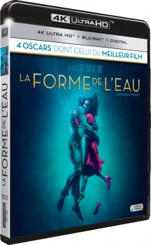 La Forme de l'eau (2017) de Guillermo del Toro - Packshot Blu-ray 4K Ultra HD
