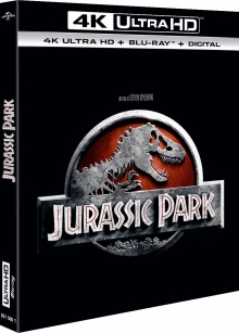 Jurassic Park (1993) de Steven Spielberg – Packshot Blu-ray 4K Ultra HD