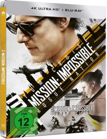 Mission : Impossible - Rogue Nation - Steelbook (2015) de Christopher McQuarrie - Packshot Blu-ray 4K Ultra HD
