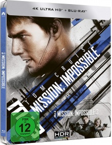 Mission : Impossible III - Steelbook (2006) de J.J. Abrams - Packshot Blu-ray 4K Ultra HD