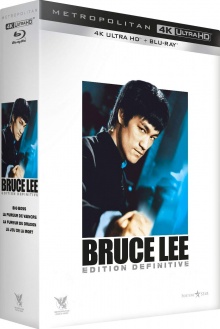 Bruce Lee - Coffret Édition Définitive : Big Boss, La Fureur de vaincre, La Fureur du Dragon, Le Jeu de la mort - Packshot Blu-ray 4K Ultra HD