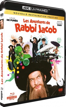 Les Aventures de Rabbi Jacob (1973) de Gérard Oury – Packshot Blu-ray 4K Ultra HD