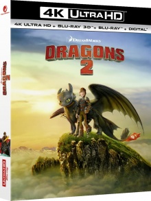 Dragons 2 (2014) de Dean DeBlois – Packshot Blu-ray 4K Ultra HD