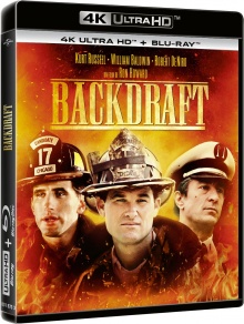 Backdraft (1991) de Ron Howard - Packshot Blu-ray 4K Ultra HD