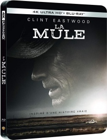 La Mule (2018) de Clint Eastwood - Packshot Blu-ray 4K Ultra HD