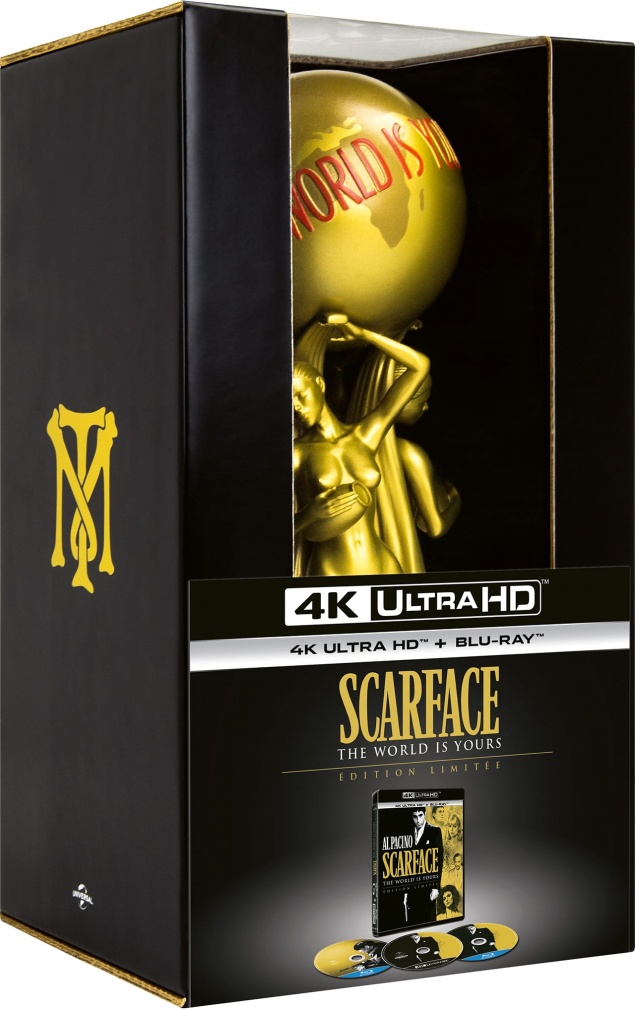 Scarface (1983) de Brian De Palma - Édition The World Is Yours - Packshot Blu-ray 4K Ultra HD