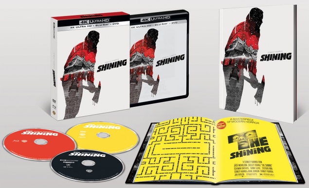 Shining (1980) de Stanley Kubrick - Packshot Blu-ray 4K Ultra HD (Ouvert)