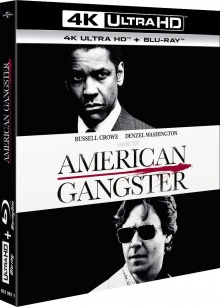 American Gangster (2007) de Ridley Scott - Packshot Blu-ray 4K Ultra HD