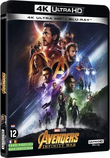 Avengers : Infinity War (2018) de Anthony Russo & Joe Russo - Packshot Blu-ray 4K Ultra HD