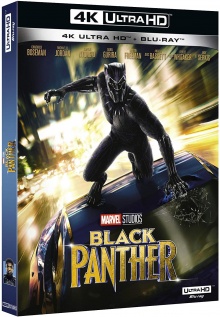 Black Panther (2018) de Ryan Coogler - Packshot Blu-ray 4K Ultra HD