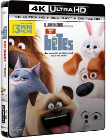 Comme des bêtes (2016) de Chris Renaud & Yarrow Cheney - Packshot Blu-ray 4K Ultra HD